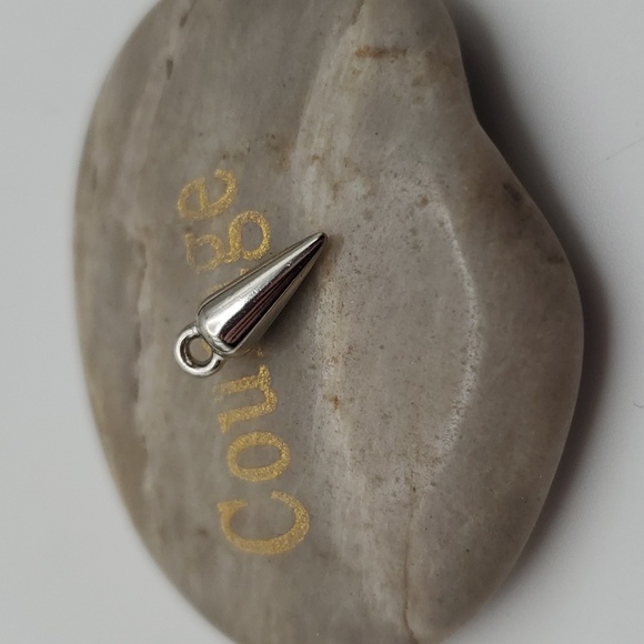 Spike charm‎ silver